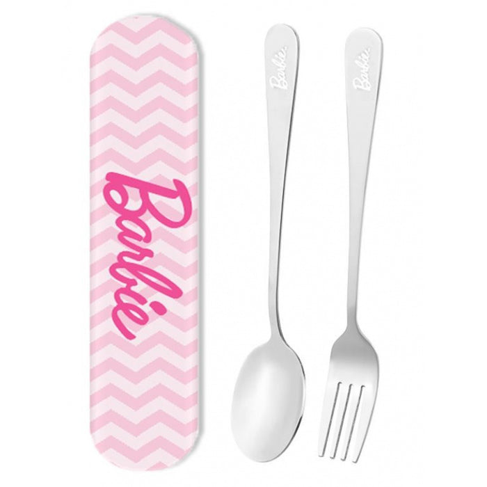 Miniso Barbie Collection Flatware Set (Fork & Spoon)