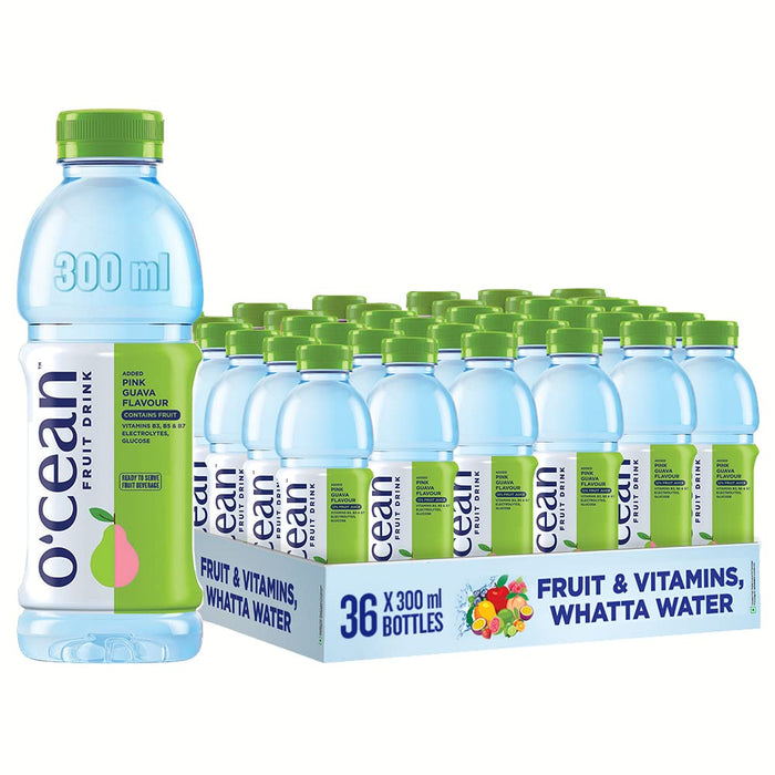 Ocean Fruit Water - Pink Guava Flavour, 300 ml