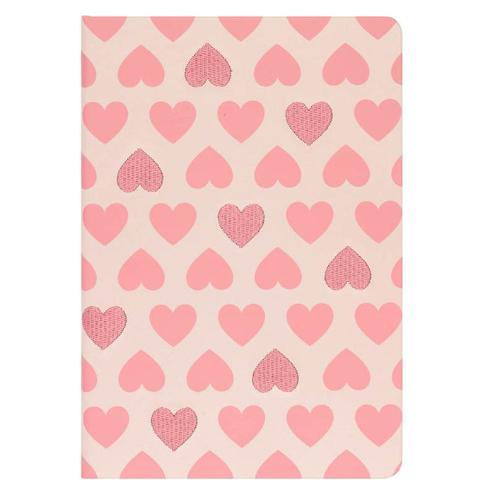 Miniso Pink Romance Series A5 PU Hardcover Book (50 Sheets) PDQ