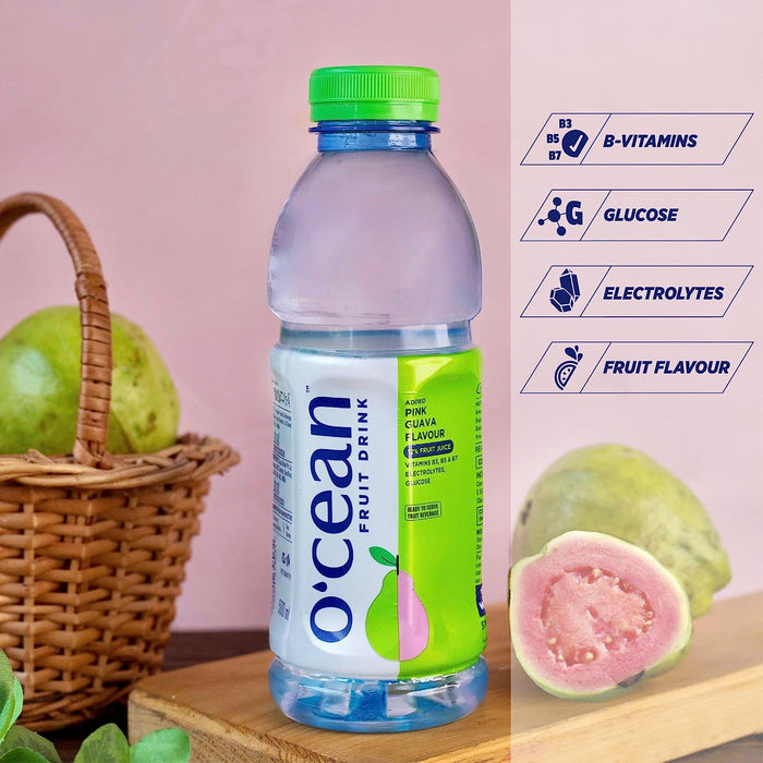 Ocean Fruit Water - Pink Guava Flavour, 300 ml