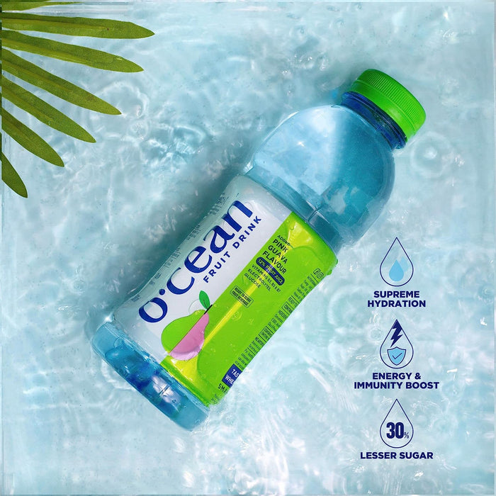 Ocean Fruit Water - Pink Guava Flavour, 300 ml