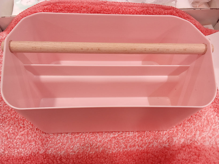 Miniso Mori Giri Storage with Handle (L) Pink