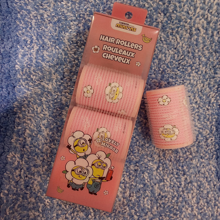 Miniso Daisy Minions Collection Hair Rollers (4pcs)