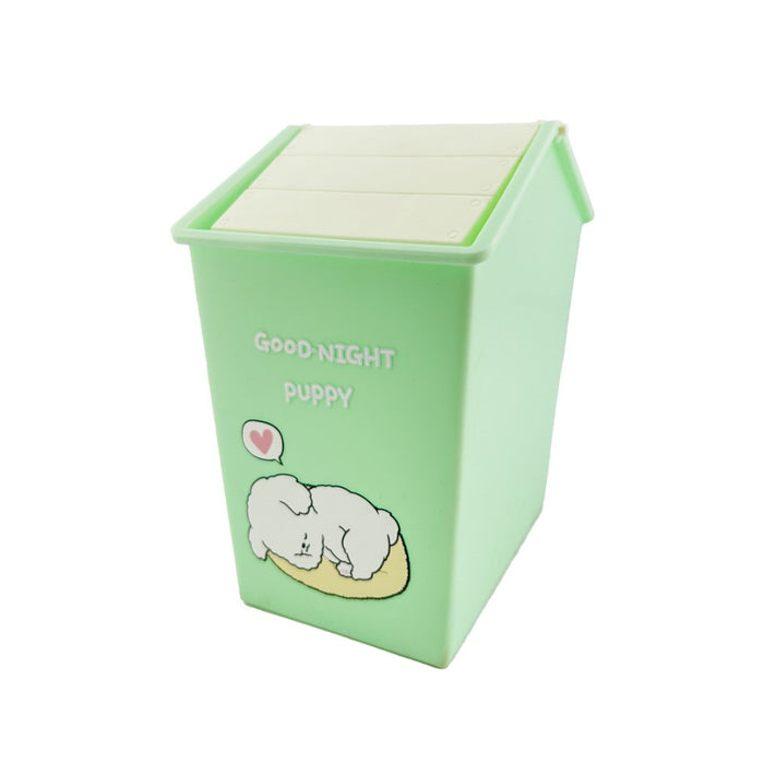 Miniso Kitten & Puppy Series Desk Trash Can