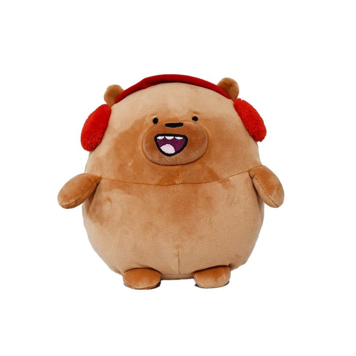 Miniso We Bare Bears Winter Collection Plush Toy 22CM (Grizz)