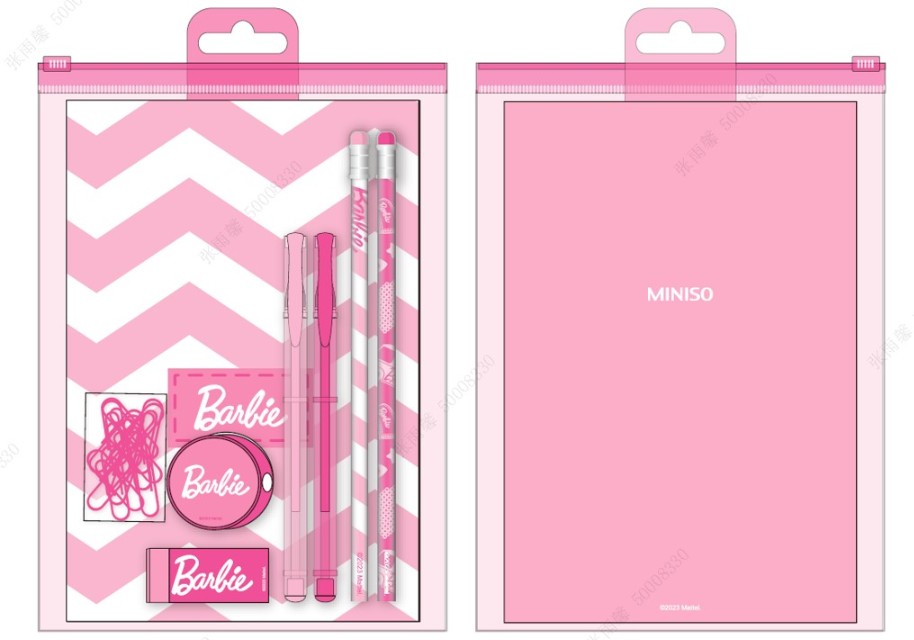 Miniso Barbie Collection Stationery Set Pdq