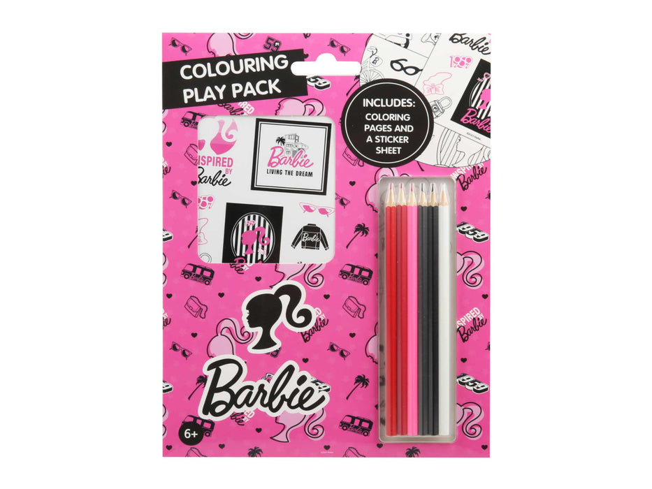 Miniso Barbie Girly World Collection Barbie Coloring Set