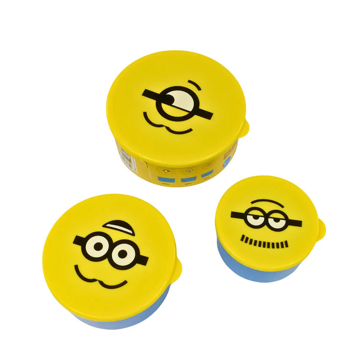 Minions Collection Food Storage Box (3 pcs)(Yellow)