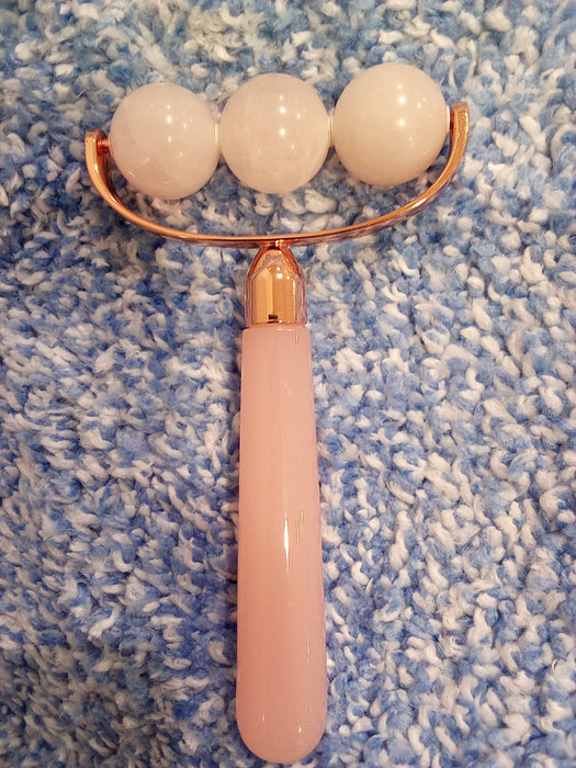 Miniso Pink & Pearl Series 3 Balls Roller Massager