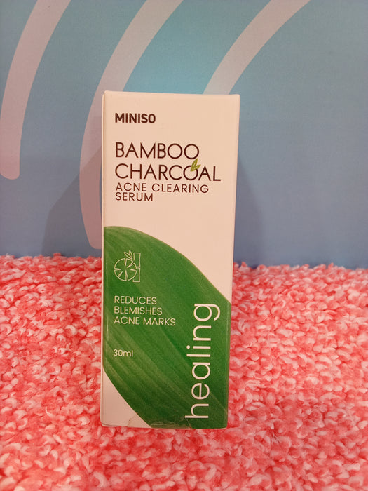 Miniso Bamboo Charcoal Acne Cleaning Serum 30 ml