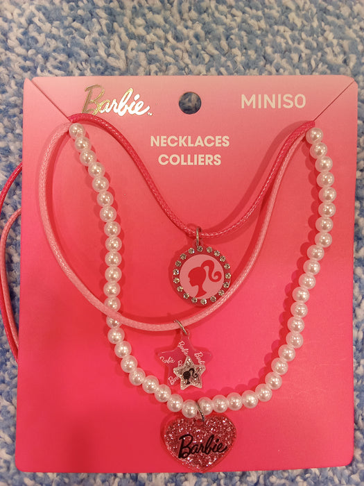 Miniso Barbie Collection Princess Shinny Necklaces (3 pcs)