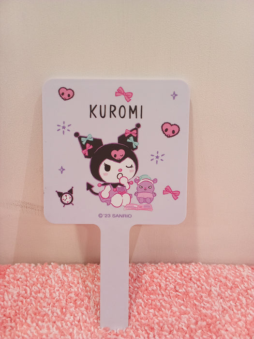 Miniso Sanrio Characters Square Handheld Mirror (Kuromi)