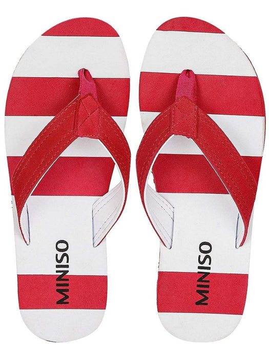 MINISO Women's Flip Flop (Red)