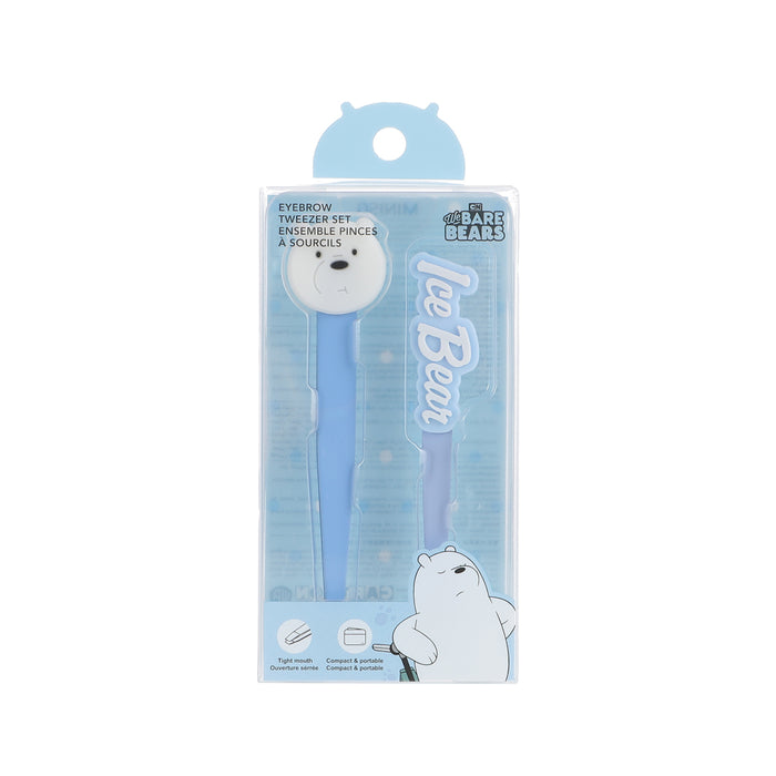 Miniso We Bare Bears Collection 5.0 Eyebrow Tweezer Set (Ice Bear)