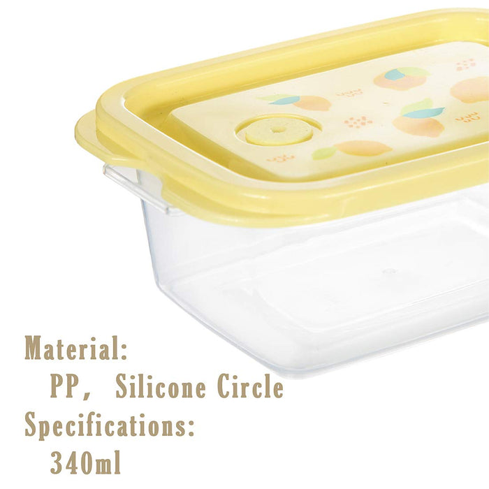 Miniso Food Container 3Pcs Set, Yellow