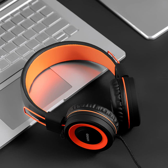 Miniso Foldable Headphone -Orange/Black