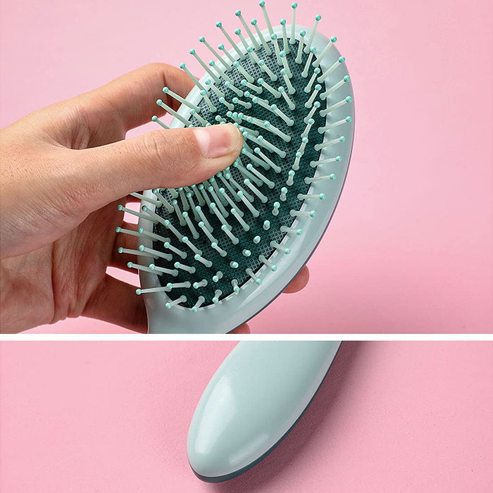 MINISO Bicolor Cushion Hair Brush(Green)