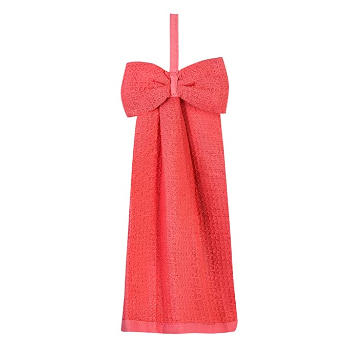 MINISO Bowknot Waffle Hand Towel(Red)