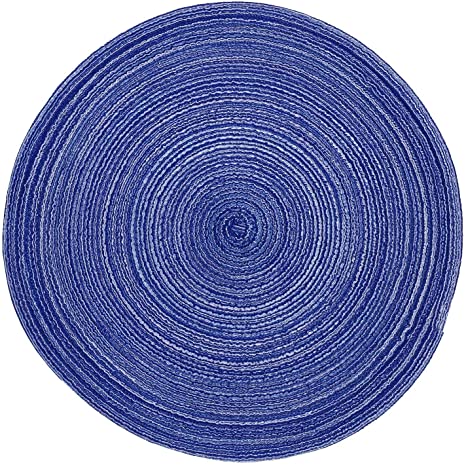 Miniso Round Braided Placemat (Blue)