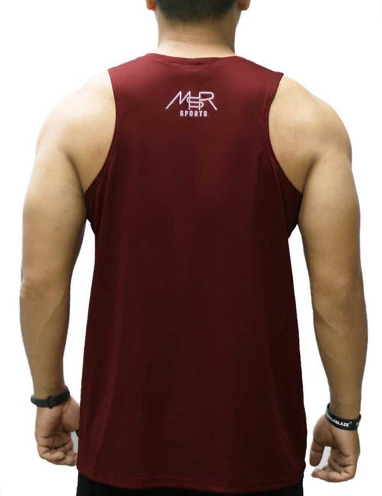 MSR Tank Top Gym Wear (Maroon)