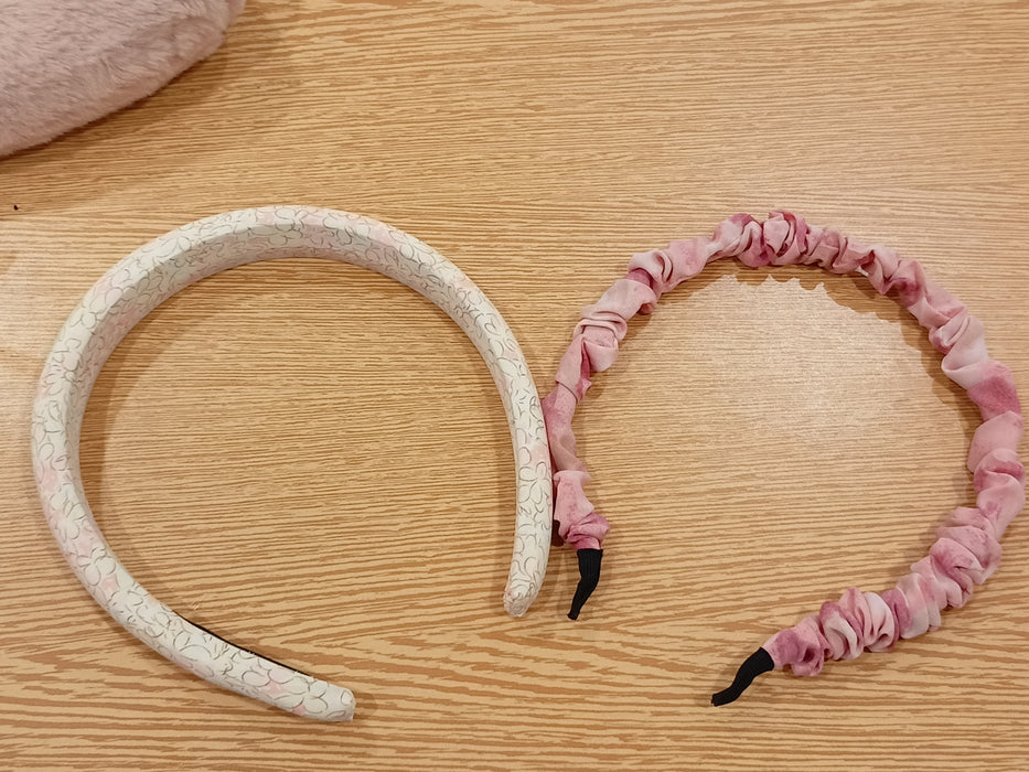 Miniso Floral Hair Hoop (2Pcs) Pink