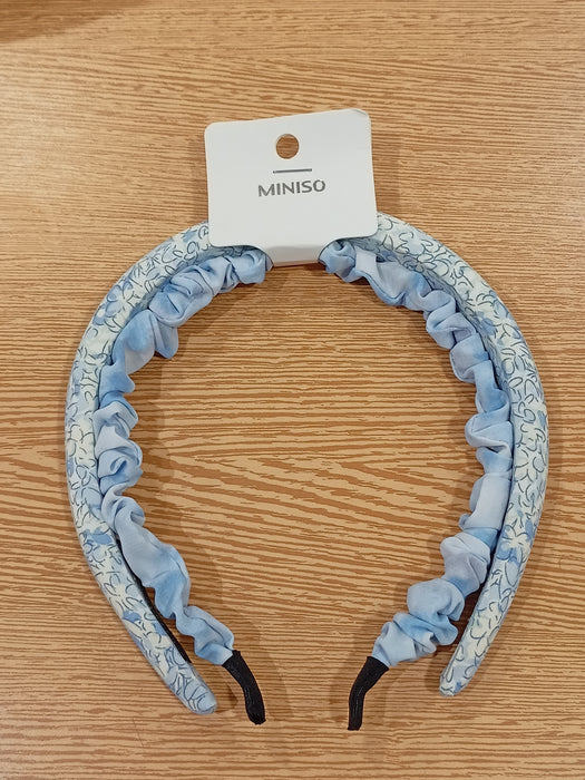 miniso Floral Hair Hoop (2Pcs) Blue