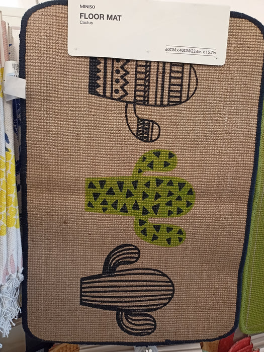 Miniso Plant Jute Mat (Cactus)