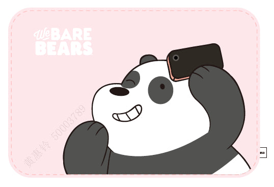 Miniso We Bare Bears Collection Sponge Floor Mat (60*40cm)(Panda)