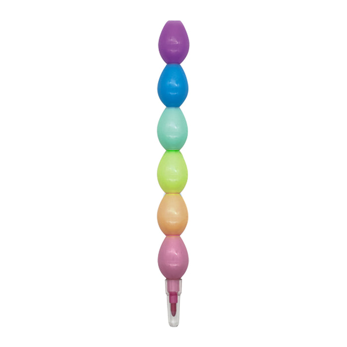 Miniso Easter Series Hexachromic Egg-shaped Crayon