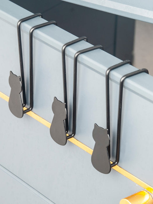 Miniso Cat Series Over-the-Door Iron Hooks (3 pcs)