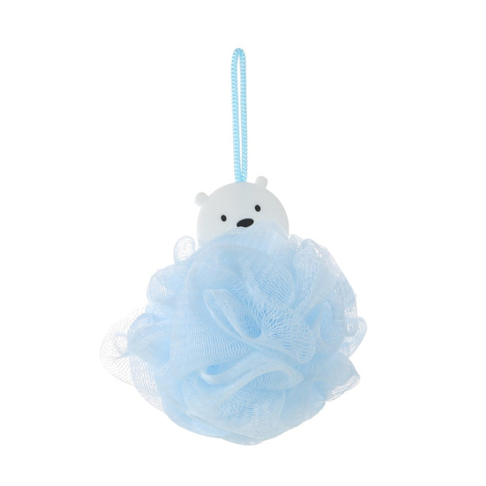 Miniso We Bare Bears Collection 5.0 Cartoon Shower Loofah(Ice Bear)