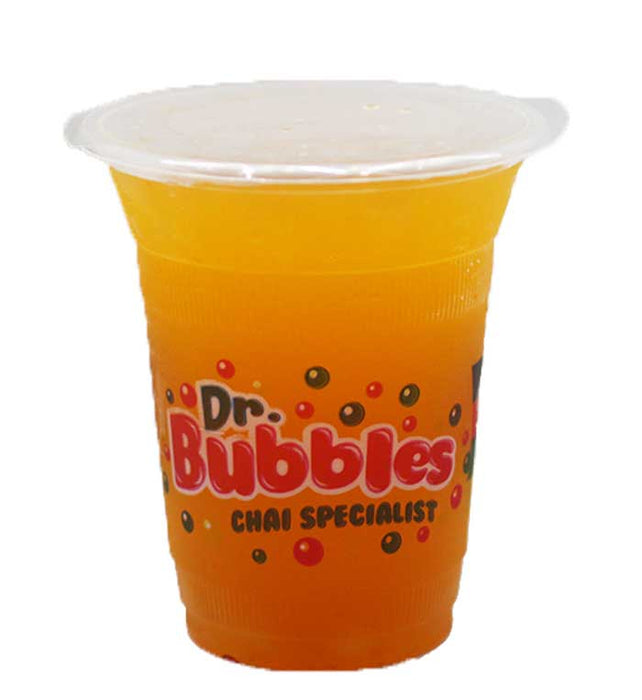 Dr. Bubbles Bubble Coffee Large Cup - Pulpy Orange