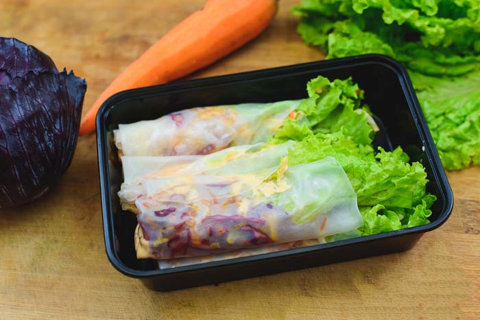 The Stayfit Kitchen Veg Rice Paper Roll