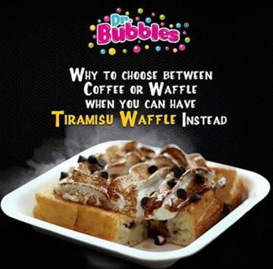 Dr. Bubbles American Waffle - Tiramisu