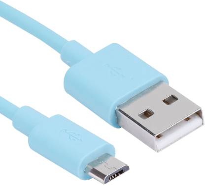 Miniso 1m Micro USB Cable  (Compatible with Android, Blue)