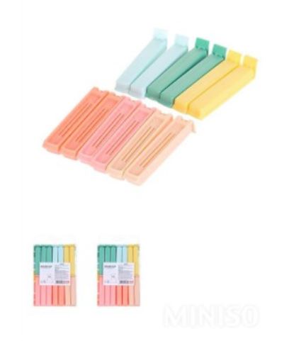 Miniso Food Storage Bag Plastic Sealing Clips